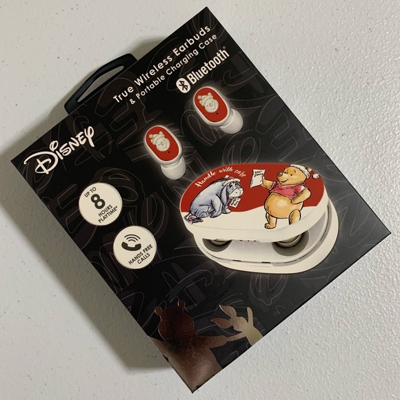 Disney Winnie the Pooh True Wireless Earbuds & Portable Charging Case-New in Box - Picture 7 of 10